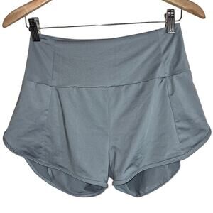 Lululemon Speed-Up High Rise Lined Running Shorts Athletic Activewear Gray M